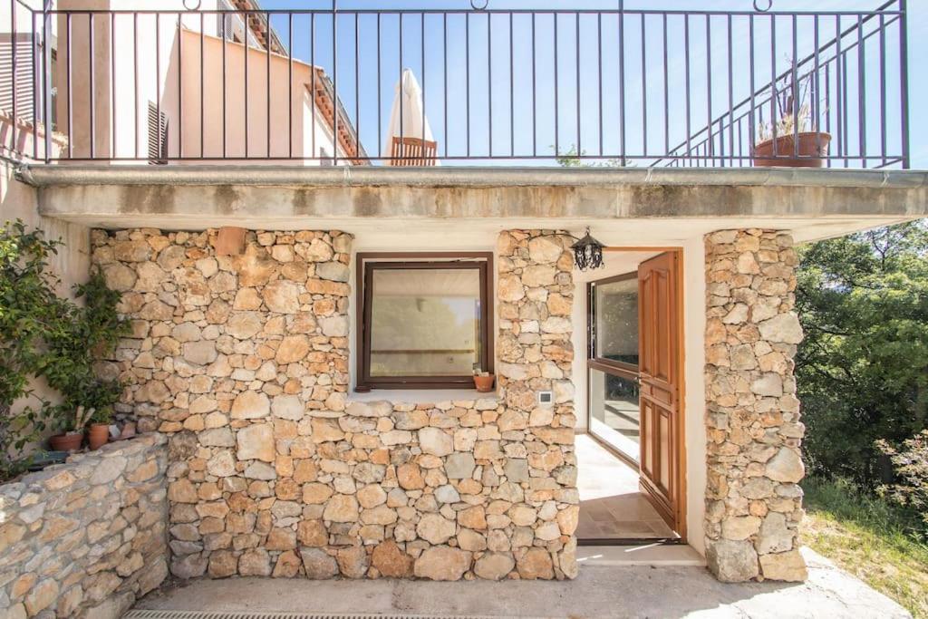Bas De Villa Au Milieu Des Oliviers. Chateauneuf-Villevieille Екстер'єр фото